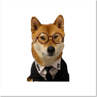 New CEO Twitter Shiba Inu Dog Floki Posters and Art